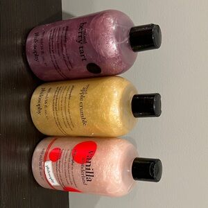 Philosophy Bath Set - Berry Tart, Apple Crumble, Vanilla Wonderland